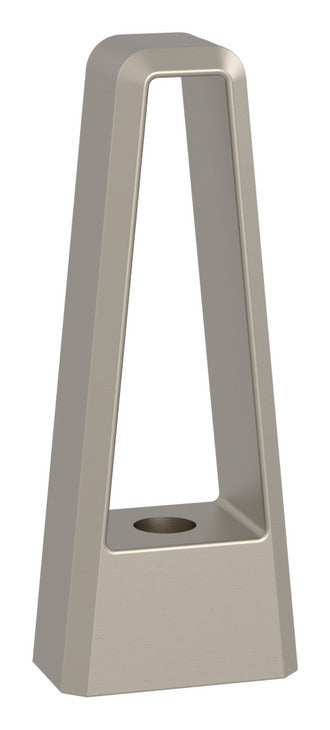 Häfele 547.52.563 TAG - Post for Shoe Fence, plated zinc, end post, matte nickel