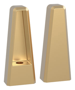 Häfele 547.52.568 TAG - Post for Shoe Fence, plated zinc, center post, matte nickel