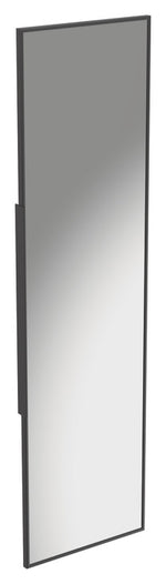 Häfele 805.72.045 TAG - Pull-Out Mirror, powder-coated aluminum, slate gray, 35" height