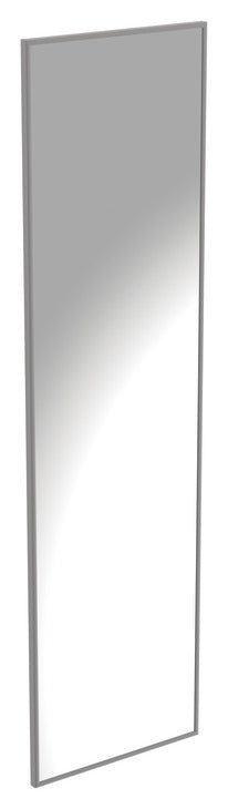 Häfele 805.72.035 TAG - Fixed Mirror, powder-coated aluminum, slate gray, 35" height