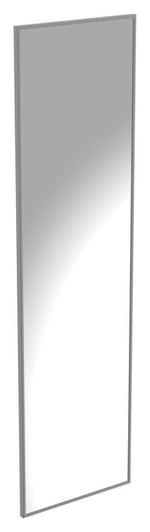 Häfele 805.72.036 TAG - Fixed Mirror, powder-coated aluminum, black, 47" height
