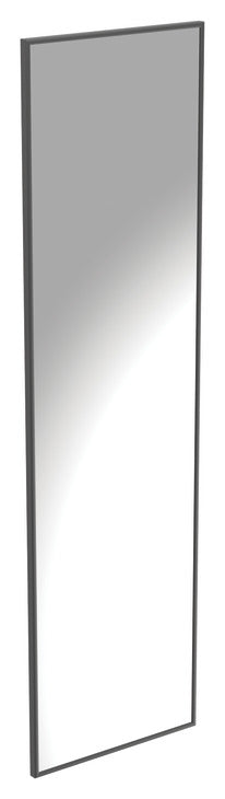Häfele 805.72.031 TAG - Fixed Mirror, powder-coated aluminum, black, 35" height