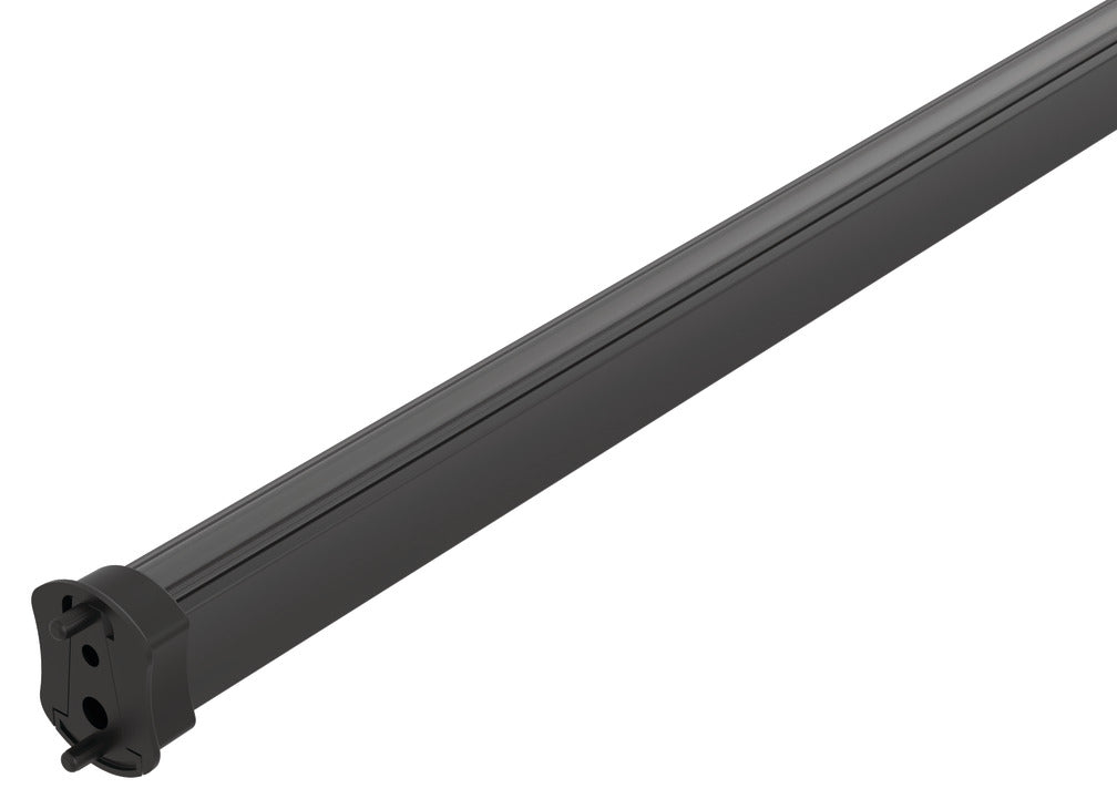 Häfele 830.24.190 TAG - Closet Rod with Supports, Signature Collection, powder-coated aluminum, Black, 23 3/4" length