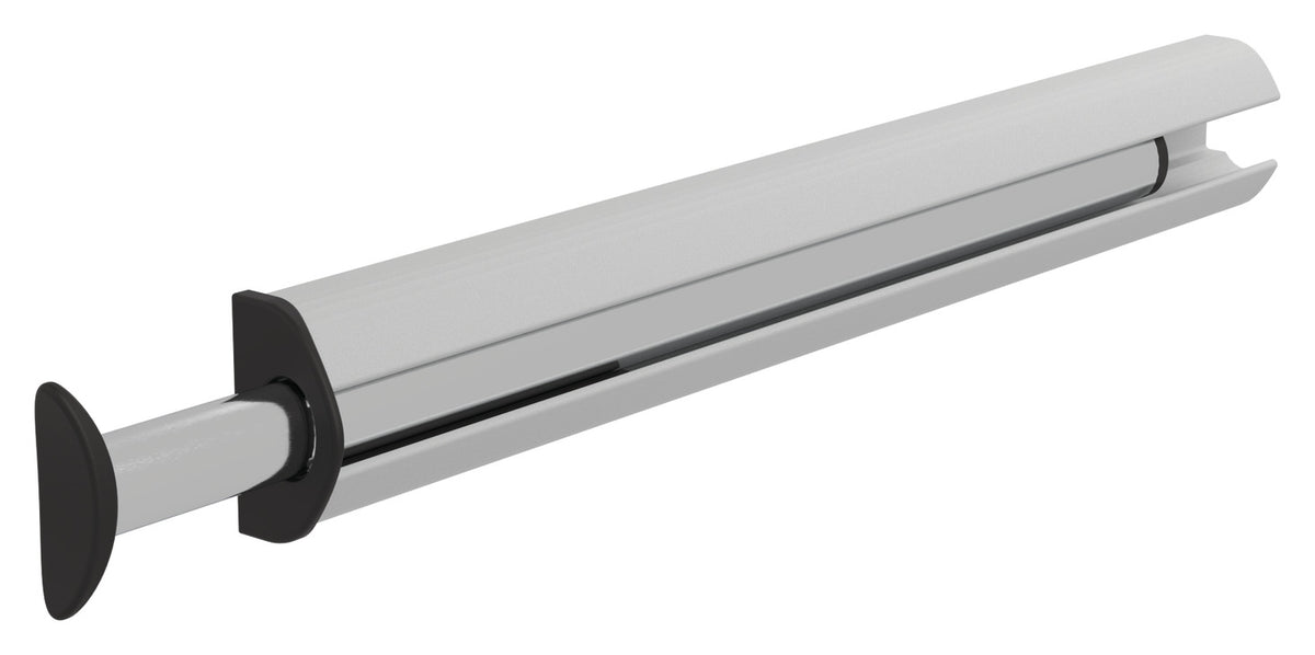 Häfele 807.54.348 TAG - Closet Valet, Extendable, powder-coated aluminum, black, 11 13/16" length, 7 9/16" extension