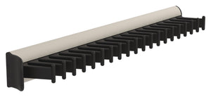 Häfele 807.54.336 TAG - Tie Rack with Slide, powder-coated aluminum, black, 11 15/16" length