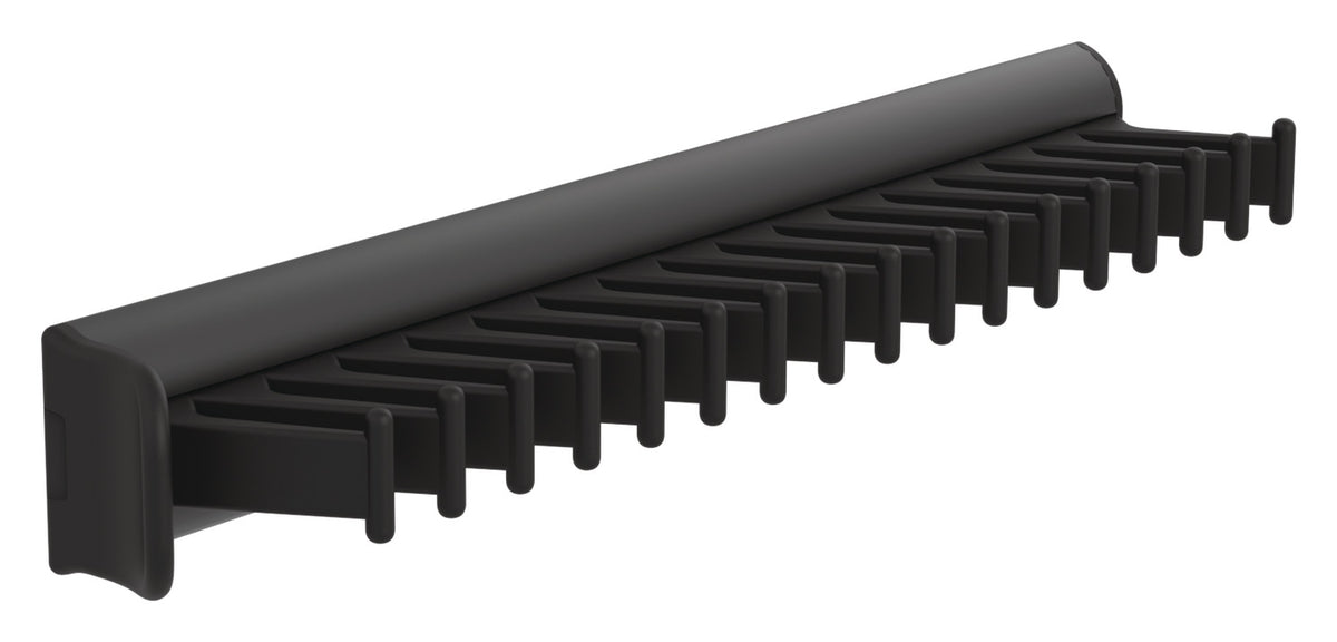 Häfele 807.54.336 TAG - Tie Rack with Slide, powder-coated aluminum, black, 11 15/16" length