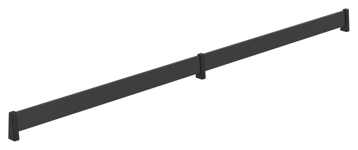 Häfele 547.52.109 TAG - Shoe Fence, powder-coated aluminum, slate gray, 23" length