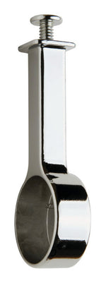 Häfele 830.28.792 TAG - Suspended Closet Rod Support, for round rods, polished chrome