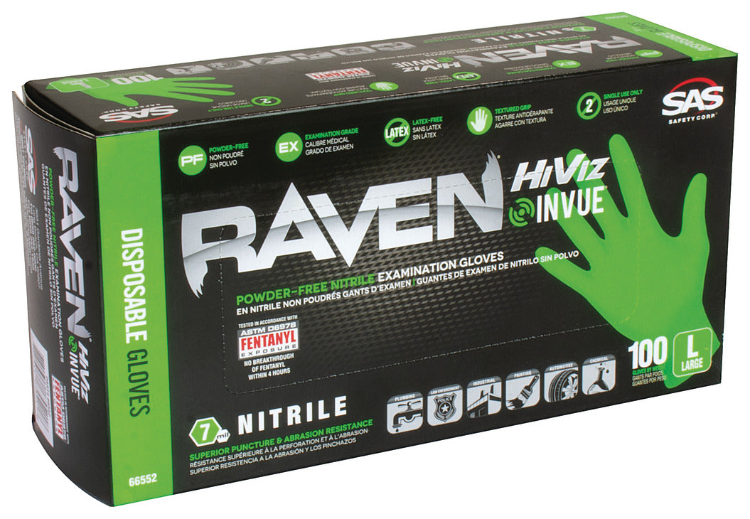 Häfele 007.64.005 Raven Gloves, HiViz Invue, Size: M