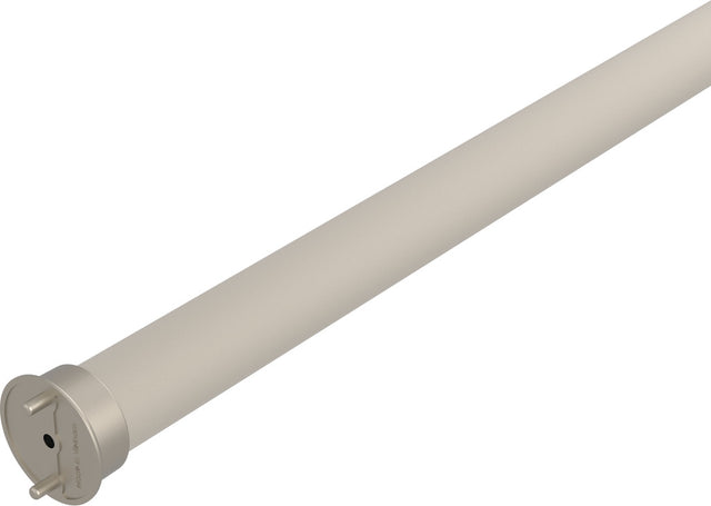Häfele 800.48.290 TAG - Round Closet Rod with Supports, matte nickel, 47 15/16"