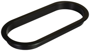 Häfele 429.87.300 Oval Grommets, Plastic, 13" x 6", black