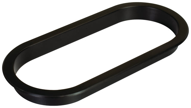 Häfele 429.87.300 Oval Grommets, Plastic, 13" x 6", black