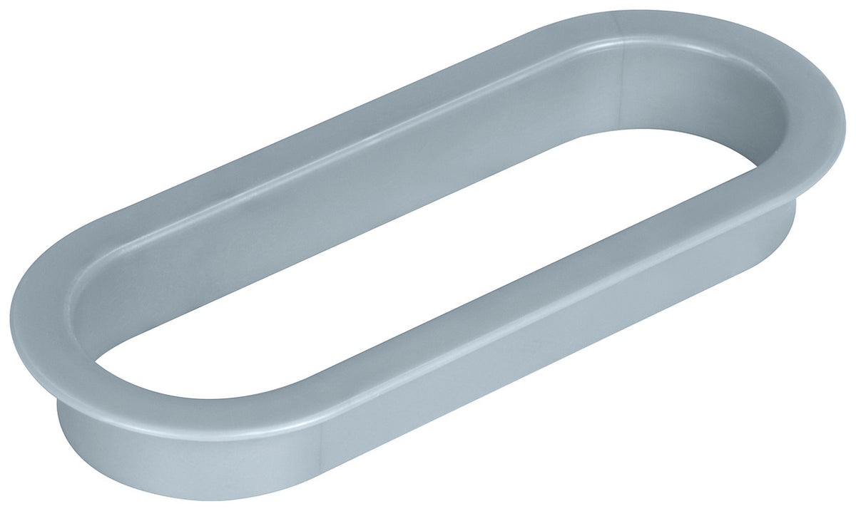 Häfele 429.87.305 Oval Grommets, Plastic, 34mm x 190mm, 3 hour UL fire rated, 100kg, 6 3/4" x 2 3/4", white