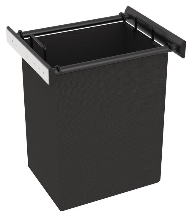 Häfele 805.58.446 TAG - Hamper, powder-coated aluminum, black, 18" width