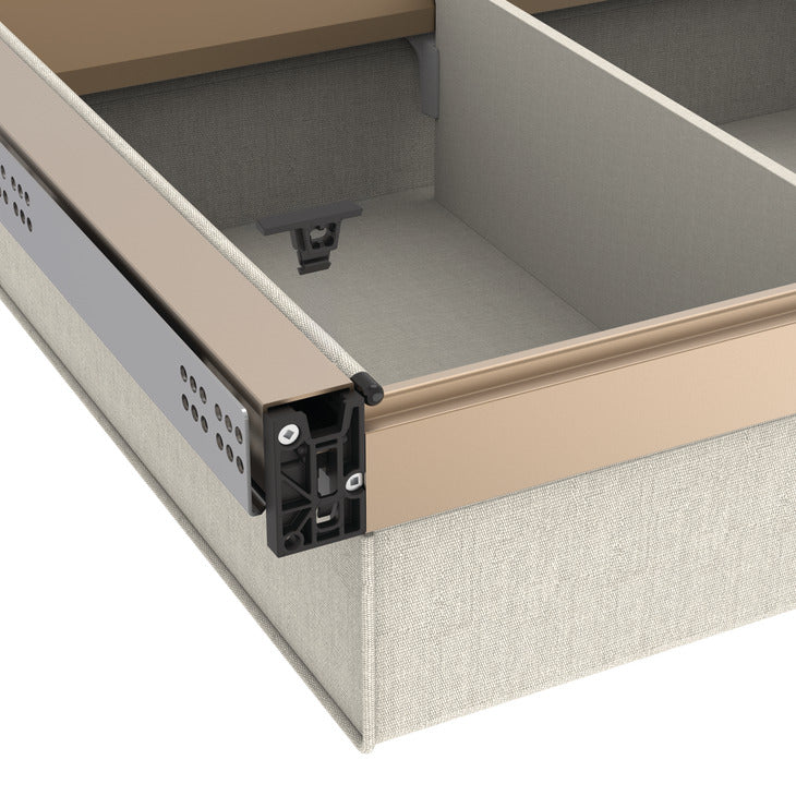 Häfele 807.81.554 TAG - Pull-Out Suspend Frame, Curate, matte aluminum, 20" depth, 24" width