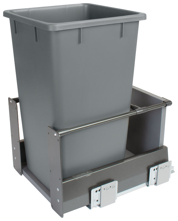 Häfele 503.15.739 Waste Bin Pull-Out, Matrix, Single, 28qt, white