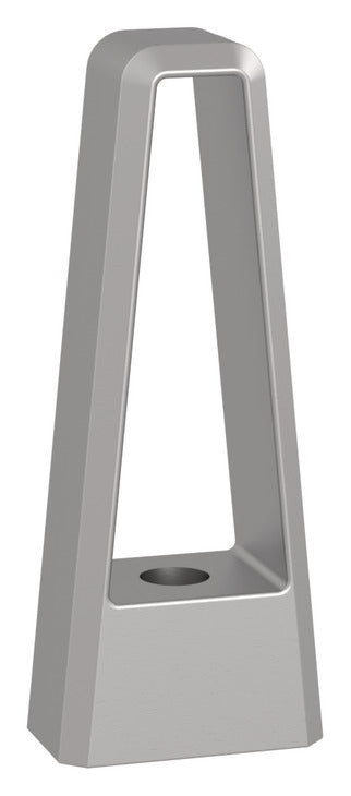 Häfele 547.52.563 TAG - Post for Shoe Fence, plated zinc, end post, matte nickel