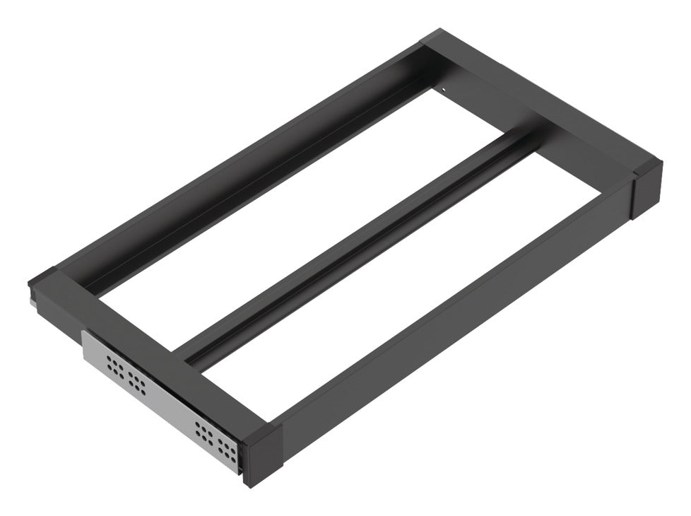 Häfele 807.81.629 TAG - Shelf Frame, Curate, W x D: 24" x 14", matte nickel