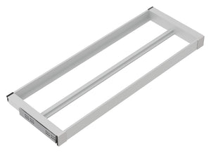 Häfele 807.81.624 TAG - Shelf Frame, Curate, W x D: 18" x 14", matte nickel