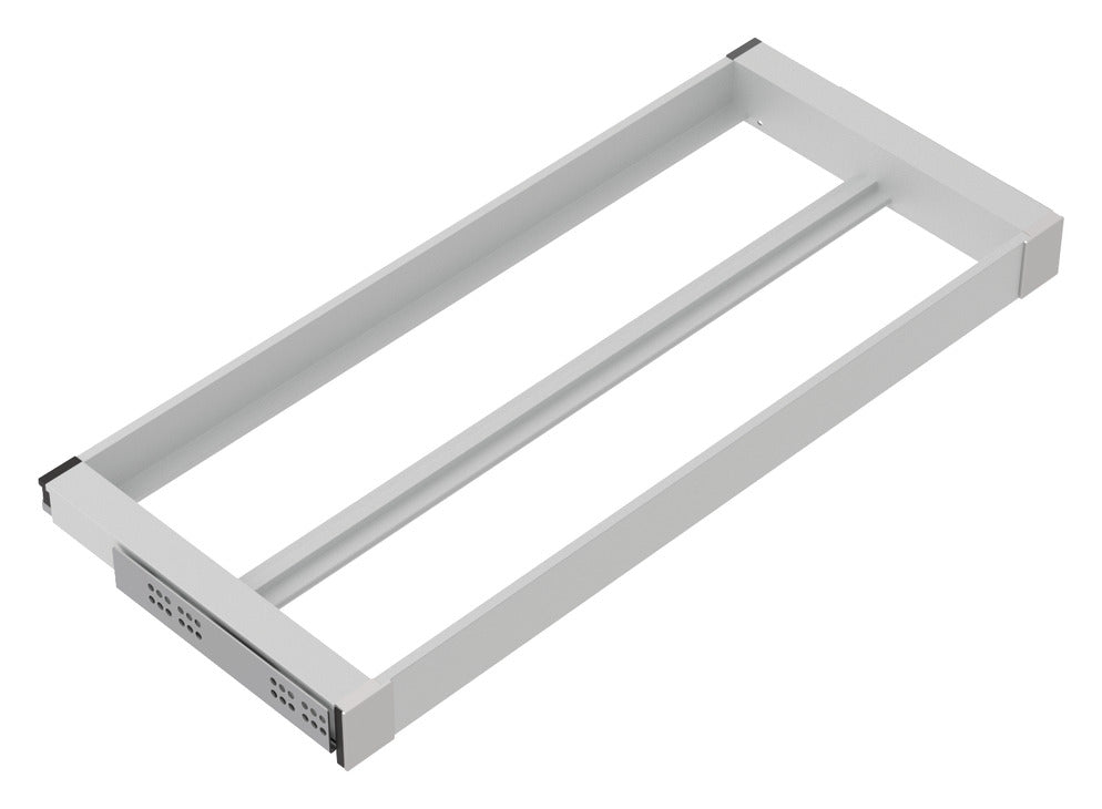 Häfele 807.81.659 TAG - Shelf Frame, Curate, W x D: 18" x 20", matte aluminum