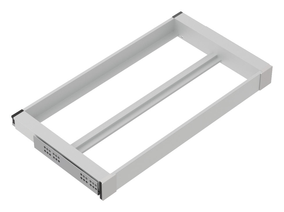 Häfele 807.81.655 TAG - Shelf Frame, Curate, W x D: 24" x 20", matte nickel