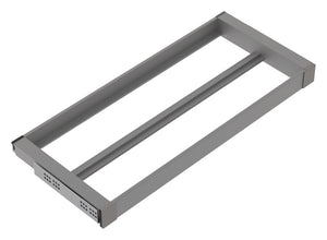 Häfele 807.81.655 TAG - Shelf Frame, Curate, W x D: 24" x 20", matte nickel