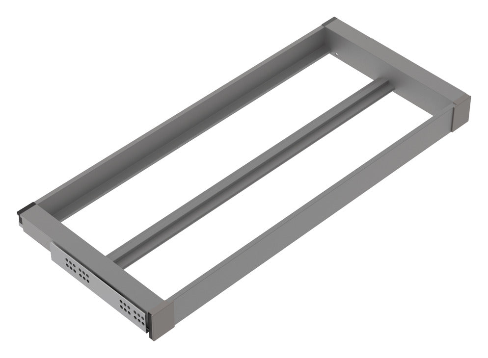 Häfele 807.81.659 TAG - Shelf Frame, Curate, W x D: 18" x 20", matte aluminum