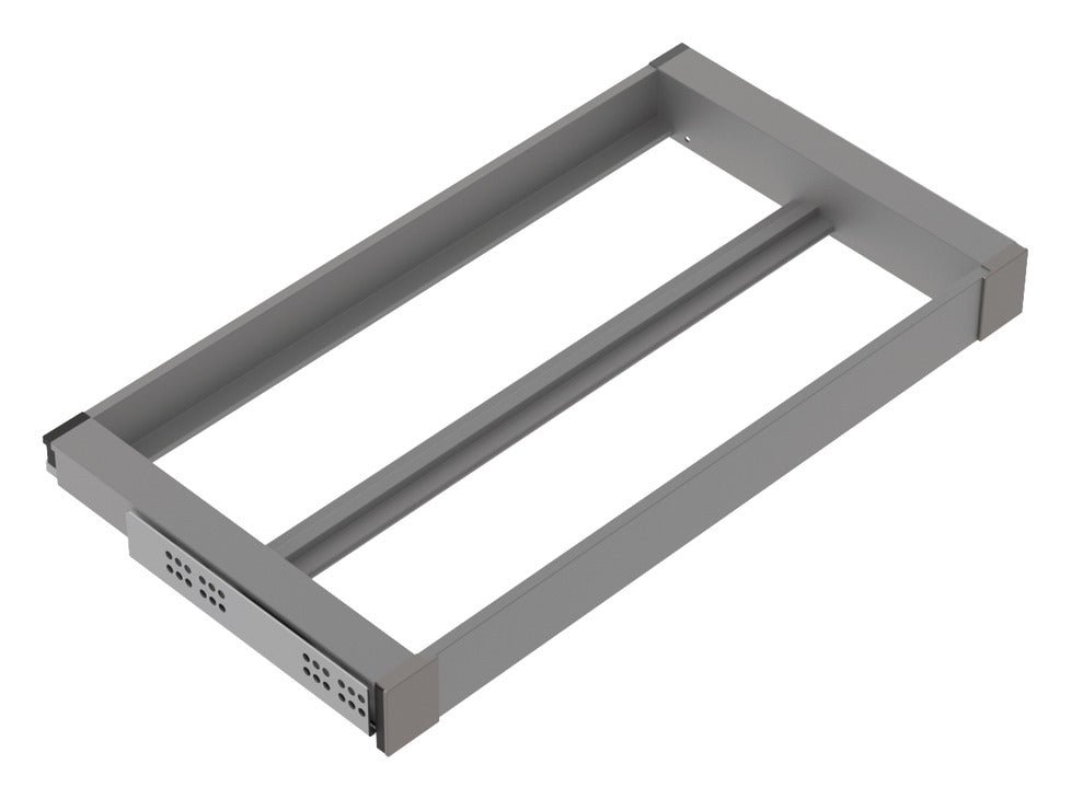 Häfele 807.81.628 TAG - Shelf Frame, Curate, W x D: 24" x 14", matte gold