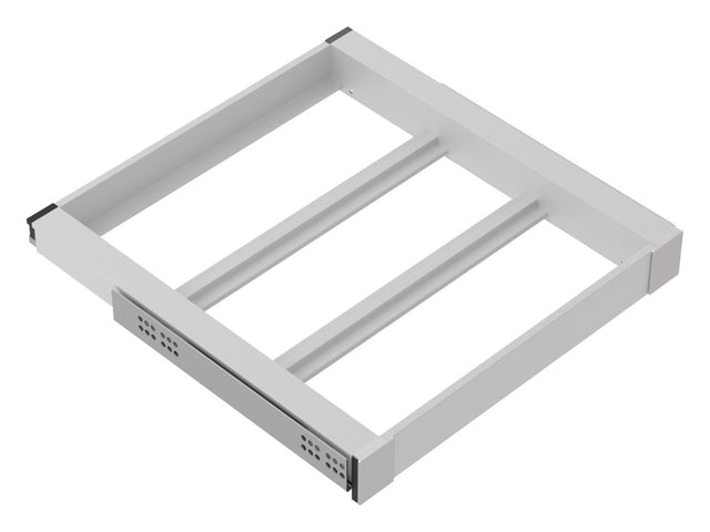 Häfele 807.81.659 TAG - Shelf Frame, Curate, W x D: 18" x 20", matte aluminum