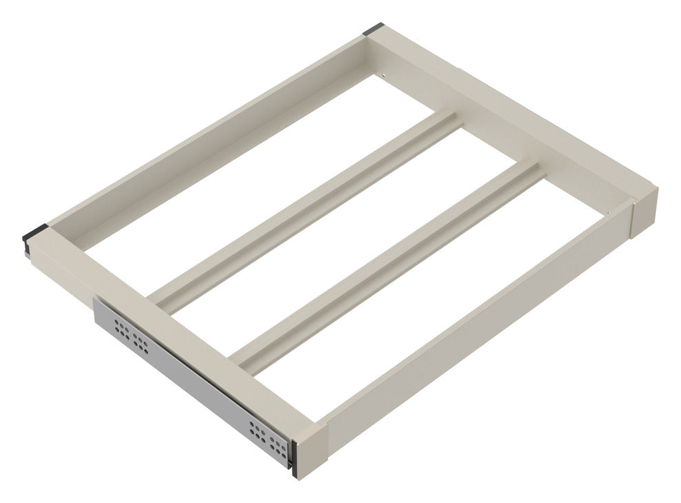 Häfele 807.81.628 TAG - Shelf Frame, Curate, W x D: 24" x 14", matte gold