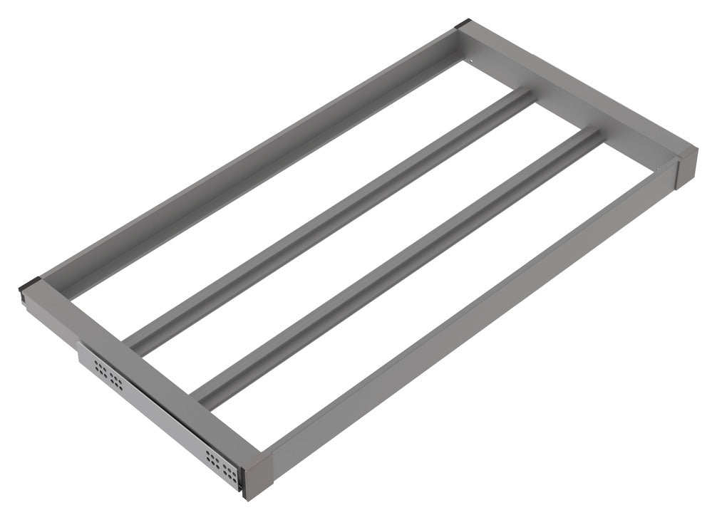 Häfele 807.81.655 TAG - Shelf Frame, Curate, W x D: 24" x 20", matte nickel