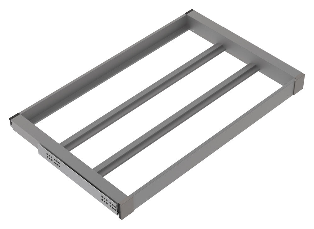 Häfele 807.81.659 TAG - Shelf Frame, Curate, W x D: 18" x 20", matte aluminum