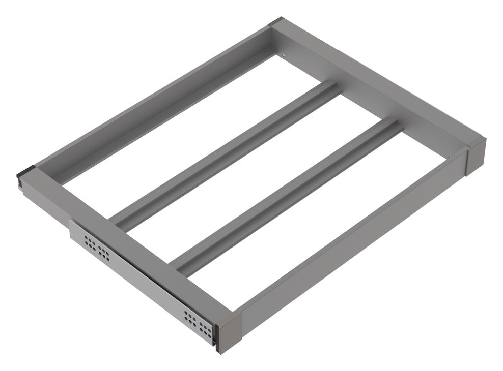 Häfele 807.81.628 TAG - Shelf Frame, Curate, W x D: 24" x 14", matte gold