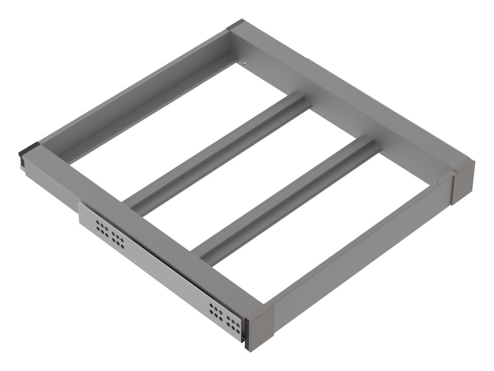 Häfele 807.81.628 TAG - Shelf Frame, Curate, W x D: 24" x 14", matte gold