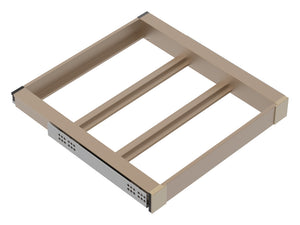 Häfele 807.81.628 TAG - Shelf Frame, Curate, W x D: 24" x 14", matte gold