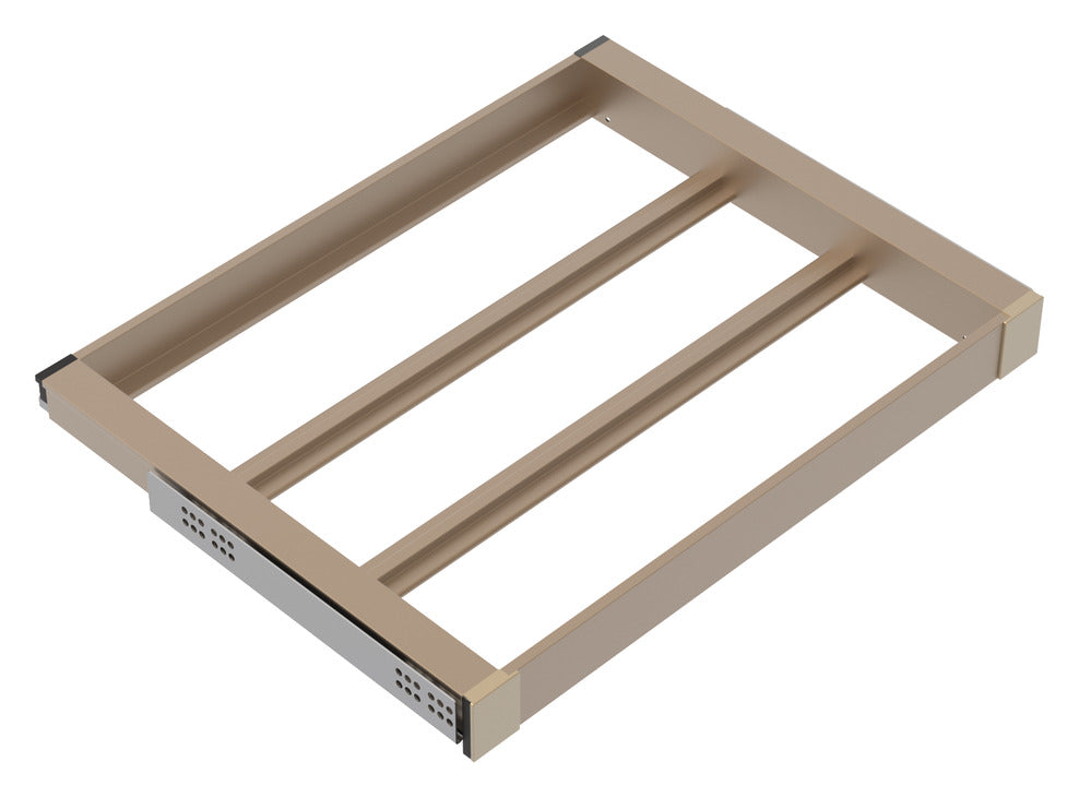 Häfele 807.81.641 TAG - Shelf Frame, Curate, W x D: 36" x 14", slate gray