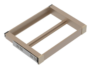 Häfele 807.81.628 TAG - Shelf Frame, Curate, W x D: 24" x 14", matte gold