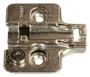 Häfele 315.98.654 Mounting plate, Special mounting plate for Metalla damping hinge with adjustment function, Nominal height of mounting plate D: 0 mm, Height: 4