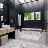 ALFI brand 12 x 12 Brushed Stainless Steel Square Single Shelf Bath Shower Niche