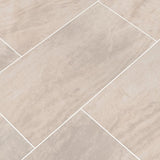 praia crema glazed porcelain floor and wall tile msi collection NPRACRE2448 product shot multiple tiles angle view #Size_24"x48"