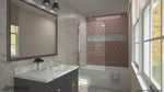 DreamLine Aqua Swing 34 in. W x 58 in. H Frameless Tub Door in Chrome