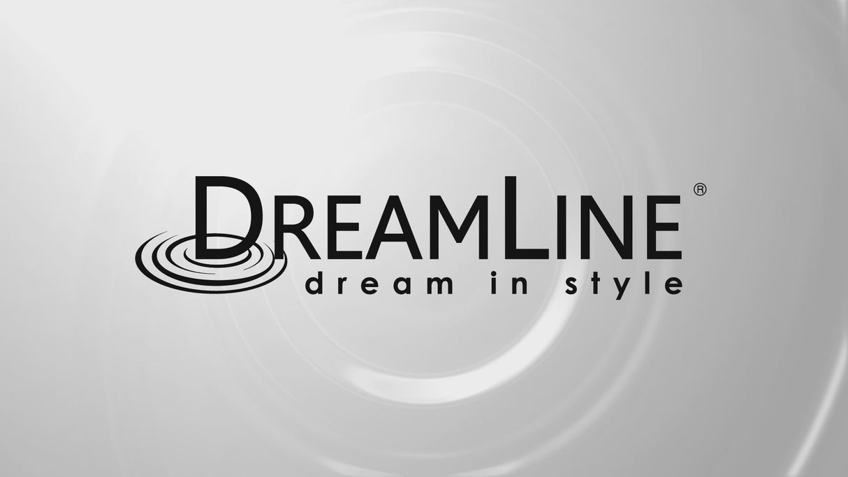 DreamLine Essence 56-60 in. W x 76 in. H Frameless Smoke Gray Glass Bypass Shower Door in Satin Black