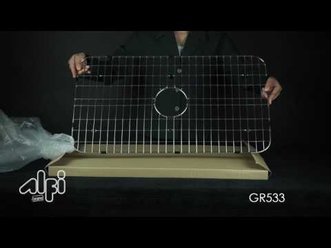 ALFI brand GR533 Stainless Steel Protective Grid for AB532 & AB533 Kitchen Sinks