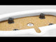 MAAX 105571-055-001-100 Optik 6032 F Acrylic Freestanding End Drain Aerofeel Bathtub in White with White Skirt