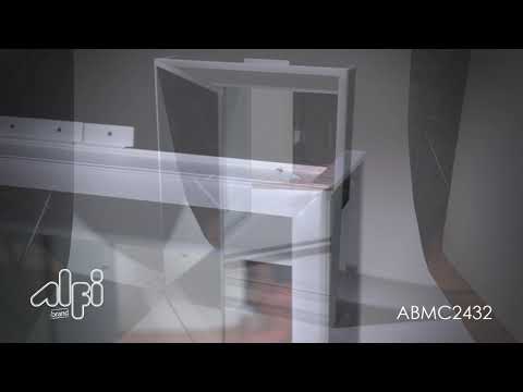 24" x 32" Single Door LED Light Medicine Cabinet