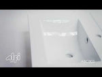 ALFI brand ABC803 White 25" Rectangular Drop In Ceramic Sink with Faucet Hole
