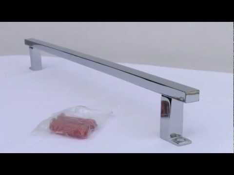 ALFI brand AB108TB 17" Chrome Squared Towel Bar addition to the AB108 Bathroom Sink Basin