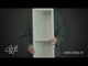 ALFI brand 8" x 36" White Matte Stainless Steel Vertical Triple Shelf Bath Shower Niche
