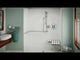 Aker OPTS-6032 AcrylX Alcove Left-Hand Drain One-Piece Tub Shower in Bone - ADA Grab Bars
