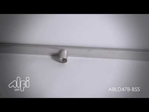 ALFI brand 47" Brushed Stainless Steel Linear Shower Drain with Solid Cover
